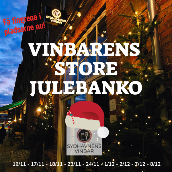 Julebanko, Sydhavnens Vinbar 2026