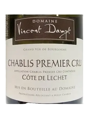 2019 Chablis 1er Cru "Côte de Léchet" MAGNUM , Domaine Vincent Dampt