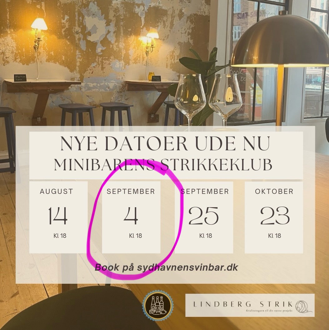 Minibarens strikkeklub 4.september
