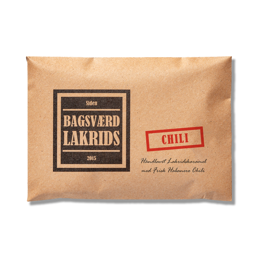 Bagsværd Lakrids plade, variant Chili