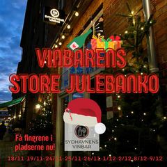 Julebanko hos Sydhavnens Vinbar 2025
