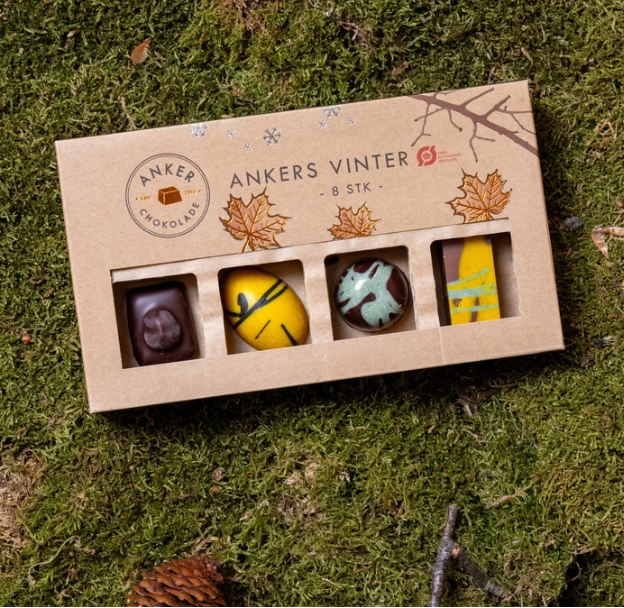 Anker Chokolade, Vinter, gaveæske, økologisk