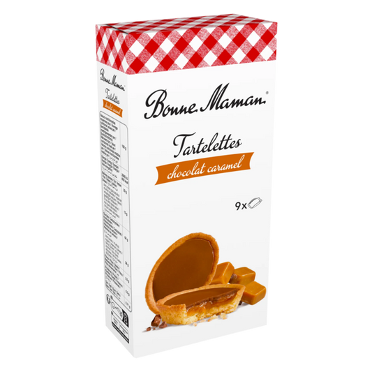 Bonne Maman, Chokoladekaramel-tærter med en fløjlsblød karamel og sprød mælkechokolade