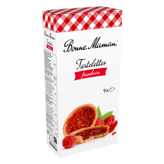 Bonne Maman Raspberry tartlet, hindbær tærter