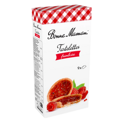 Bonne Maman Raspberry tartlet, hindbær tærter