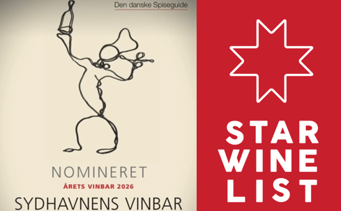 Den Danske Spiseguide – nomineret til Årets Vinbar 2026 og Star Wine List