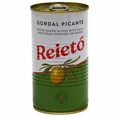 Gordal Oliven på dåse uden sten, Reieto