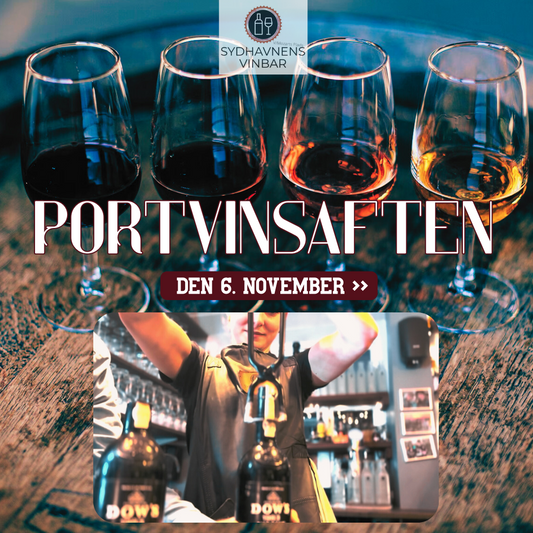 Portvinsaften, Portvinssmagning 6.november i Sydhavnens Vinbar