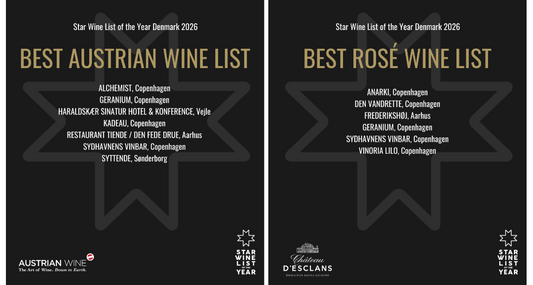 Sydhavnens Vinbar er Finalist i Star Wine List of the Year 2026